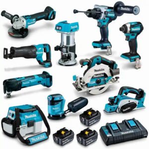 Makita 18V Brushless 10-Piece 3 X 5.0AH Combo Kit DLX1030PT
