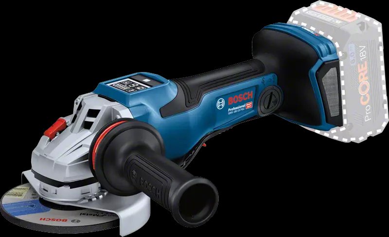 Second image of BOSCH COMBI-KIT 4 18V TOOLS: GSR 18V-90C + GWS 18V-15 PSC + GKM 18V-50 + GGS 18V-23 PLC + 1 4.0 AH BATTERY (PROCORE) + 2 5.5 AH BATTERIES (PROCORE) + GAL 1880CV (L) PROFESSIONAL