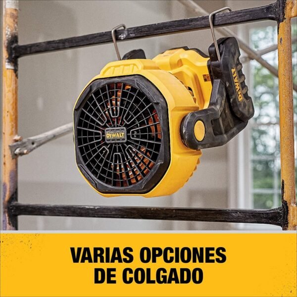 Second image of DEWALT 20V MAX CORDLESS FAN FOR JOBSITE, 11-INCH, TOOL ONLY (DCE511B)
