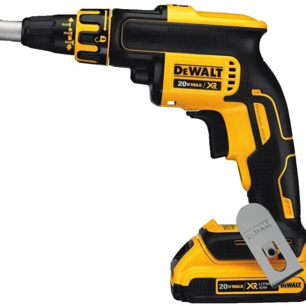Second image of DEWALT 20V MAX XR DRYWALL SCREW GUN & IMPACT DRIVER KIT, 2.0-AMP HOUR (DCK267D2)