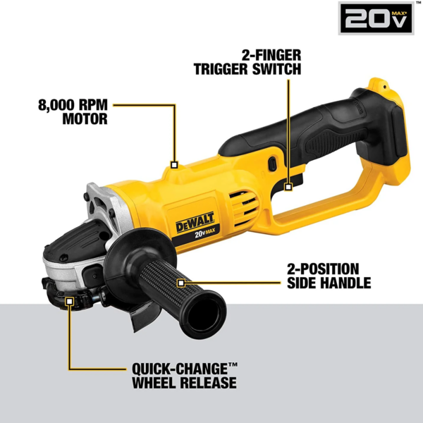 Second image of DEWALT DWS780 12-Inch Double Bevel Sliding Compound Miter Saw (DWS780) , Black
