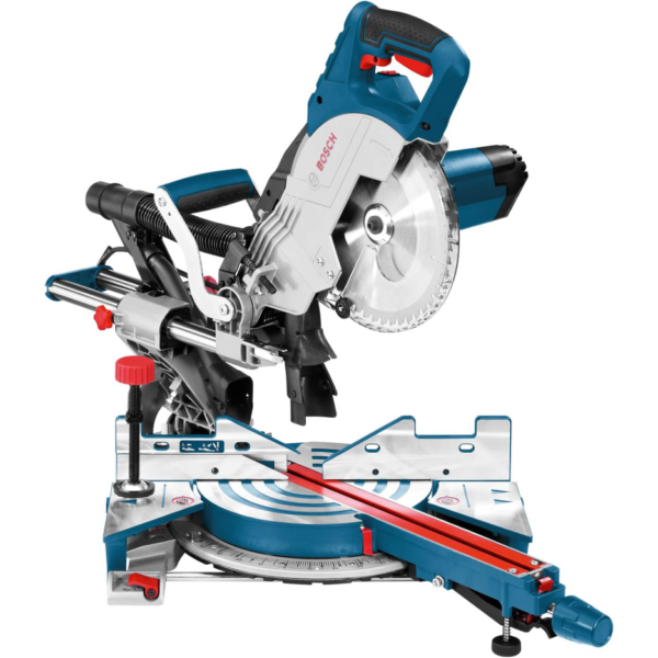 Second image of Bosch Professional GT GCM 8 SJL + GTA 2600 Professional Frame Radial Miter Saw, Blue